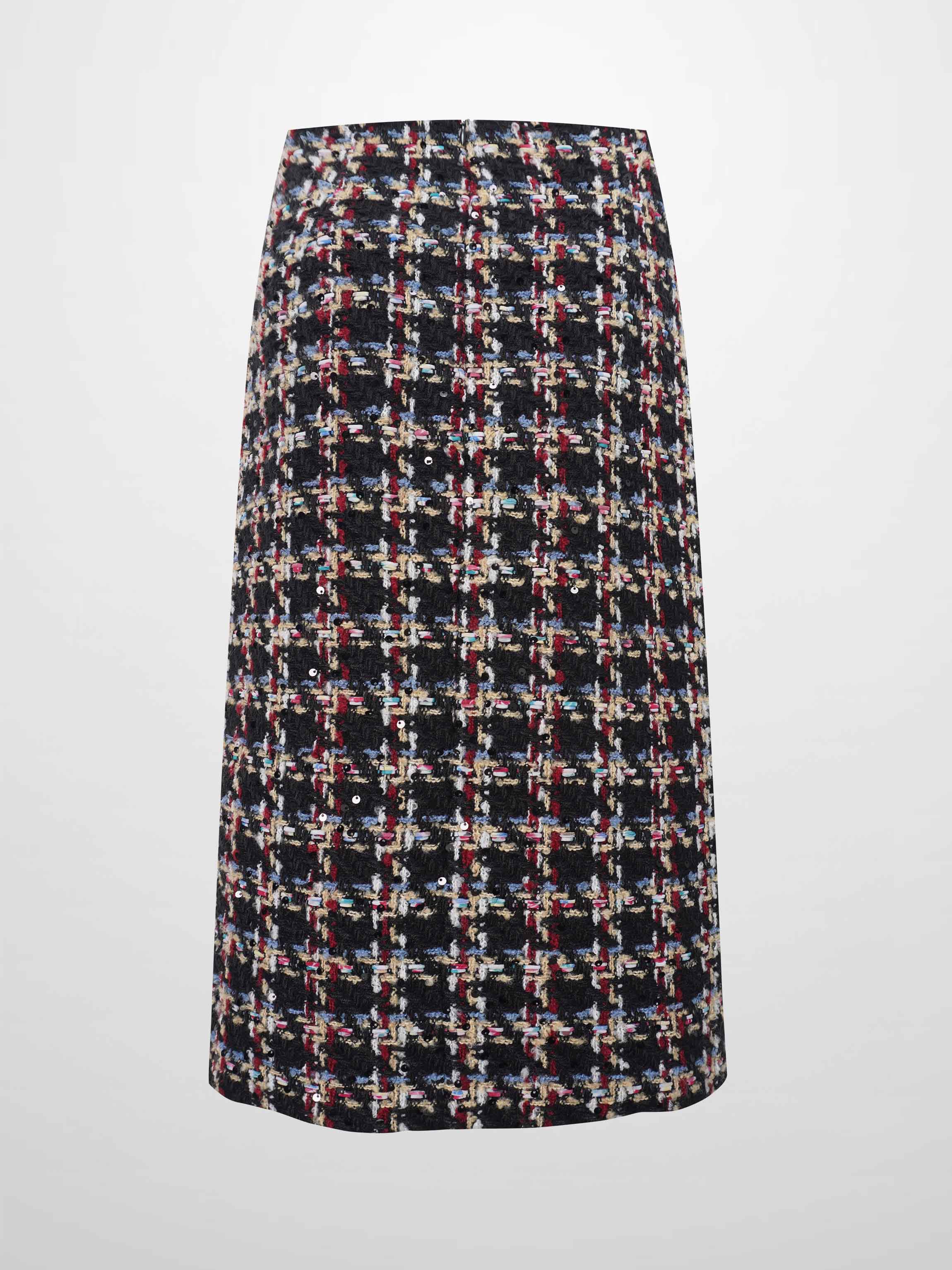 Short Pocket Skirt-Multi Colored-2