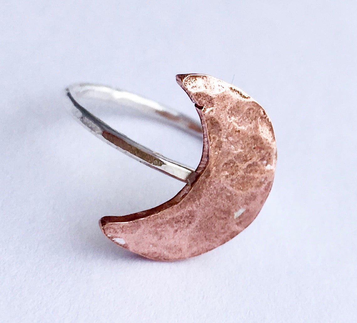 Crescent Moon Ring-0