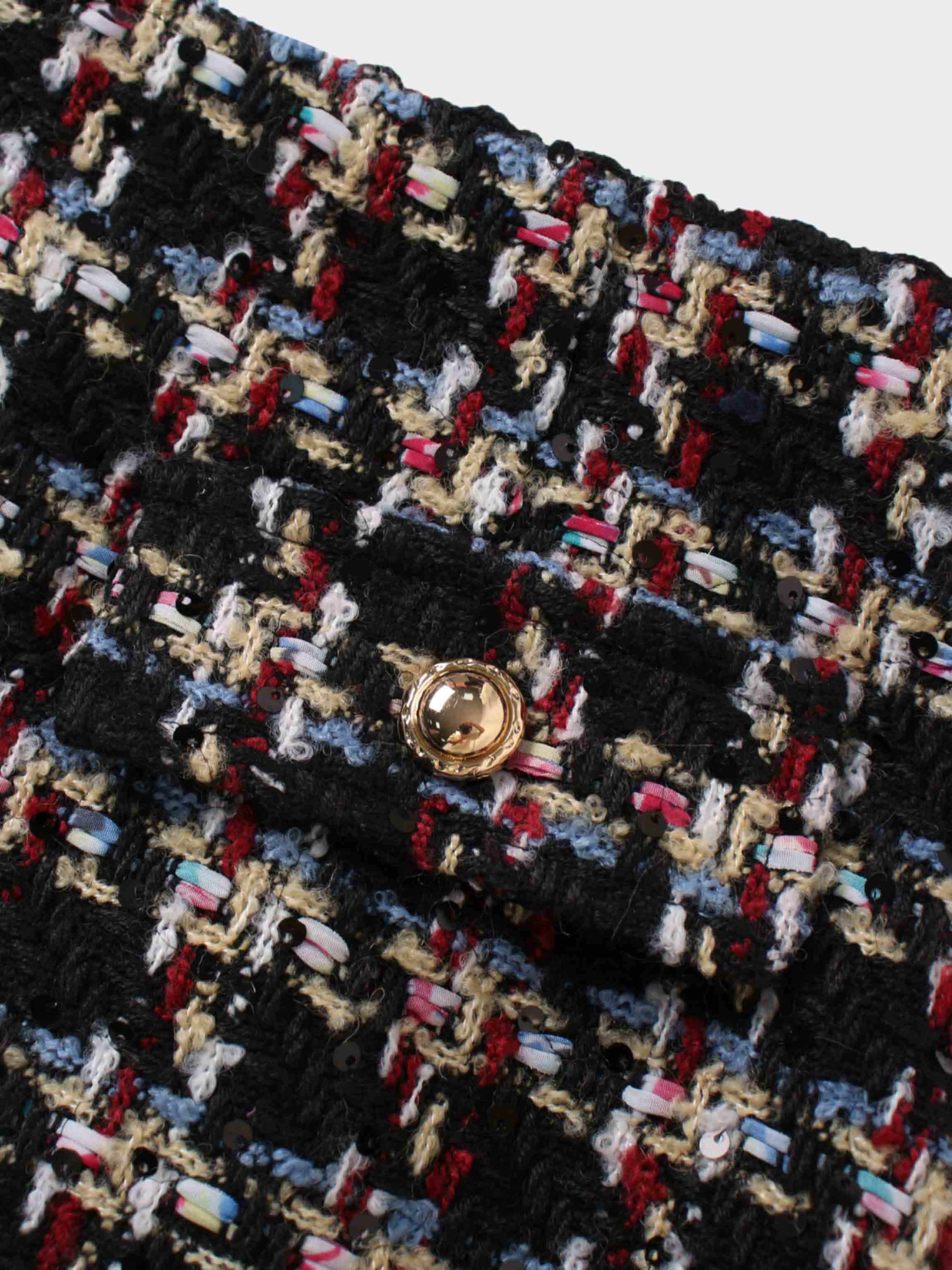 Short Pocket Skirt-Multi Colored-4